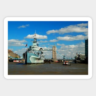 HMS Belfast Sticker